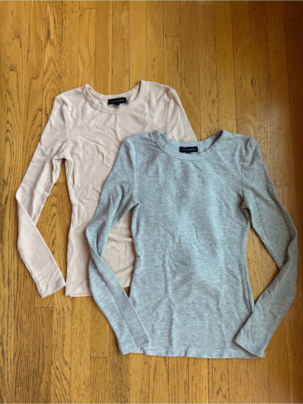 SET OF 2 | JLUXLABEL ribbed longsleeves